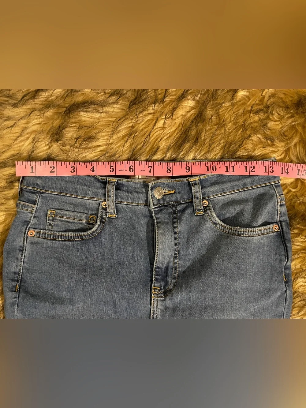 Free People Classic High-Rise Distressed Women's Jeans 26